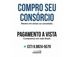 COMPRO CONSÓRCIO EM BELO HORIZONTE- MG